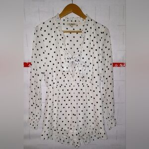 Brand FREE GENERATION Jumpsuit Short Black Dots Size S